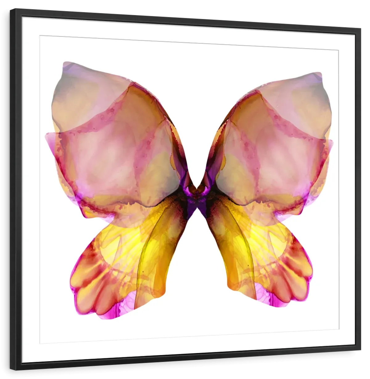 A Floral Butterfly IV Wall Art