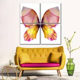 A Floral Butterfly IV Wall Art