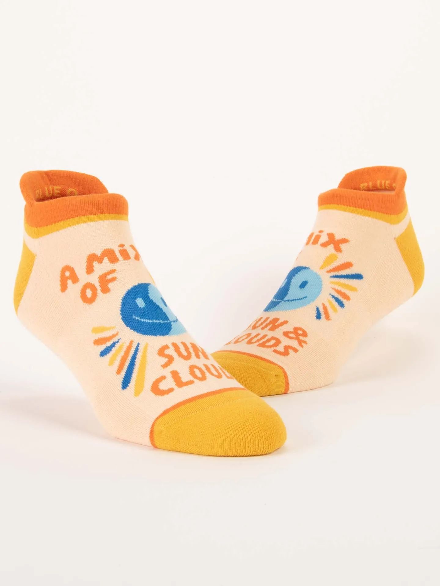 A Mix Of Sun & Clouds Sneaker Socks