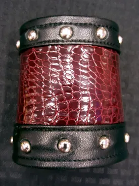 Alligator Hide Bracers (Studded Edges)