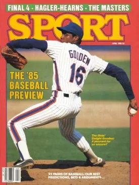 April 1985 Sport Cover (Dwight Gooden, New York Mets)