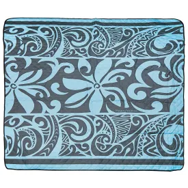 Beach Mat Tapa Tiare Teal