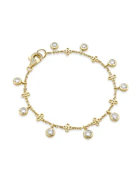 Beach Yellow Gold Diamond Bracelet