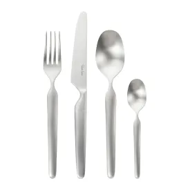 Bergen Satin Cutlery Set, 24 Piece for 6 People