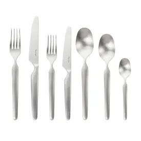 Bergen Satin Cutlery Set, 42 Piece for 6 People