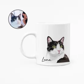 Custom Pet Portrait Mug.