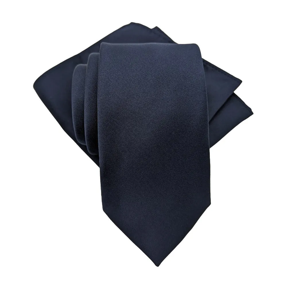 Deep Space Blue Pocket Square