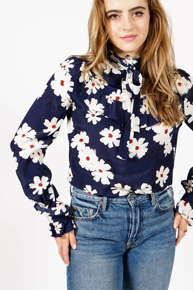 Flower Tie Top