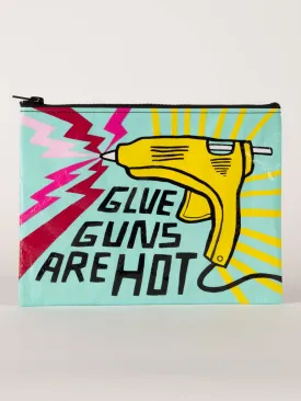 Glue Guns Are Hot Zipper Pouch