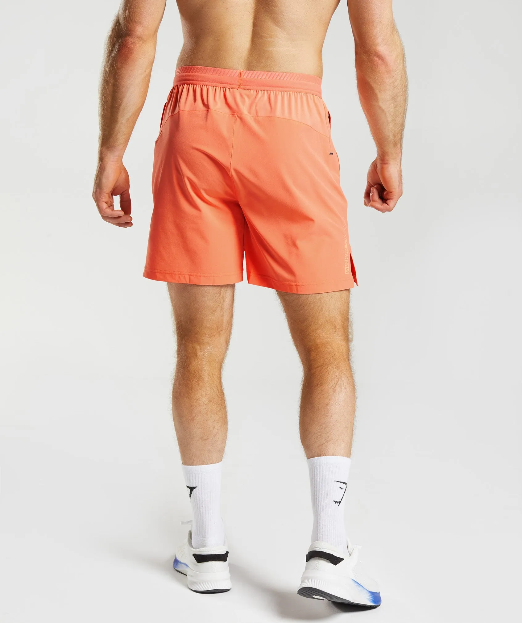 Gymshark Apex 7" Hybrid Shorts - Solstice Orange