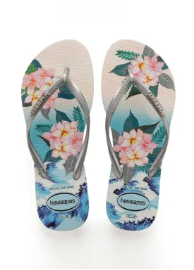 Havaianas Women's Slim Tropical Sunset Print Sandals