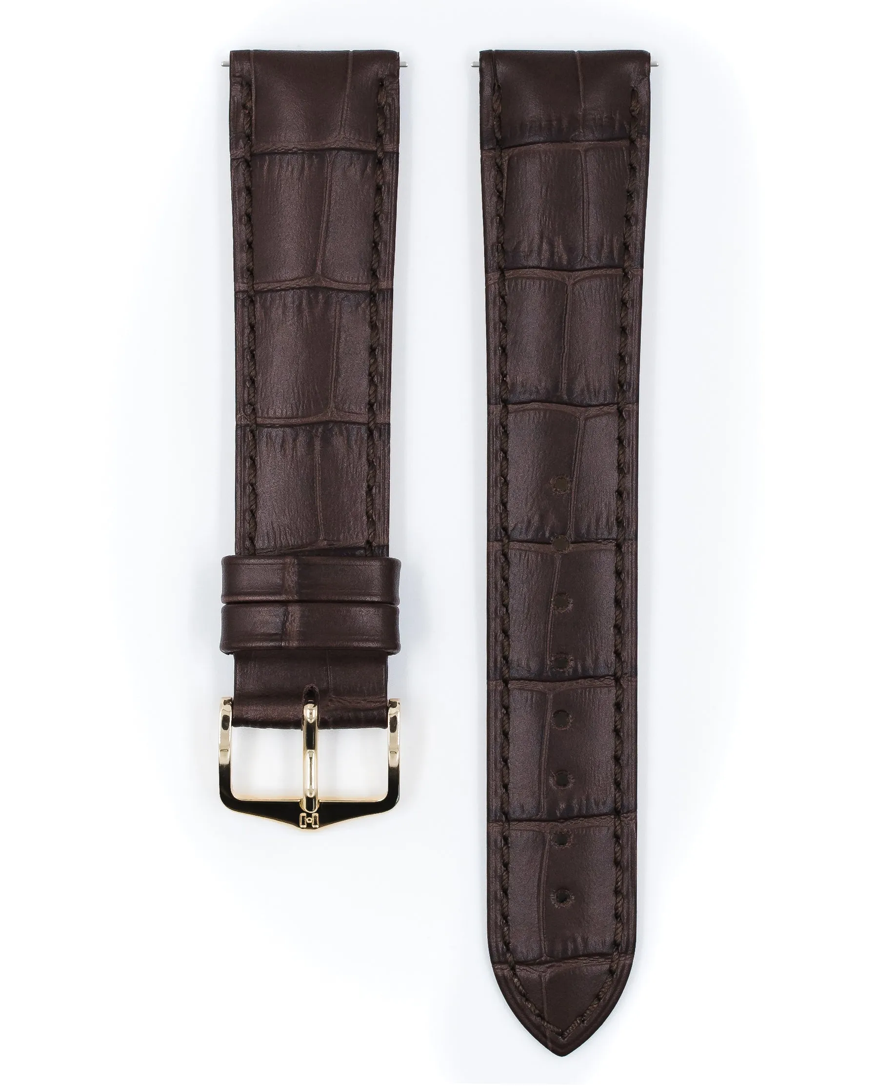 HIRSCH DUKE Alligator Embossed Calfskin Watch Strap  010 28