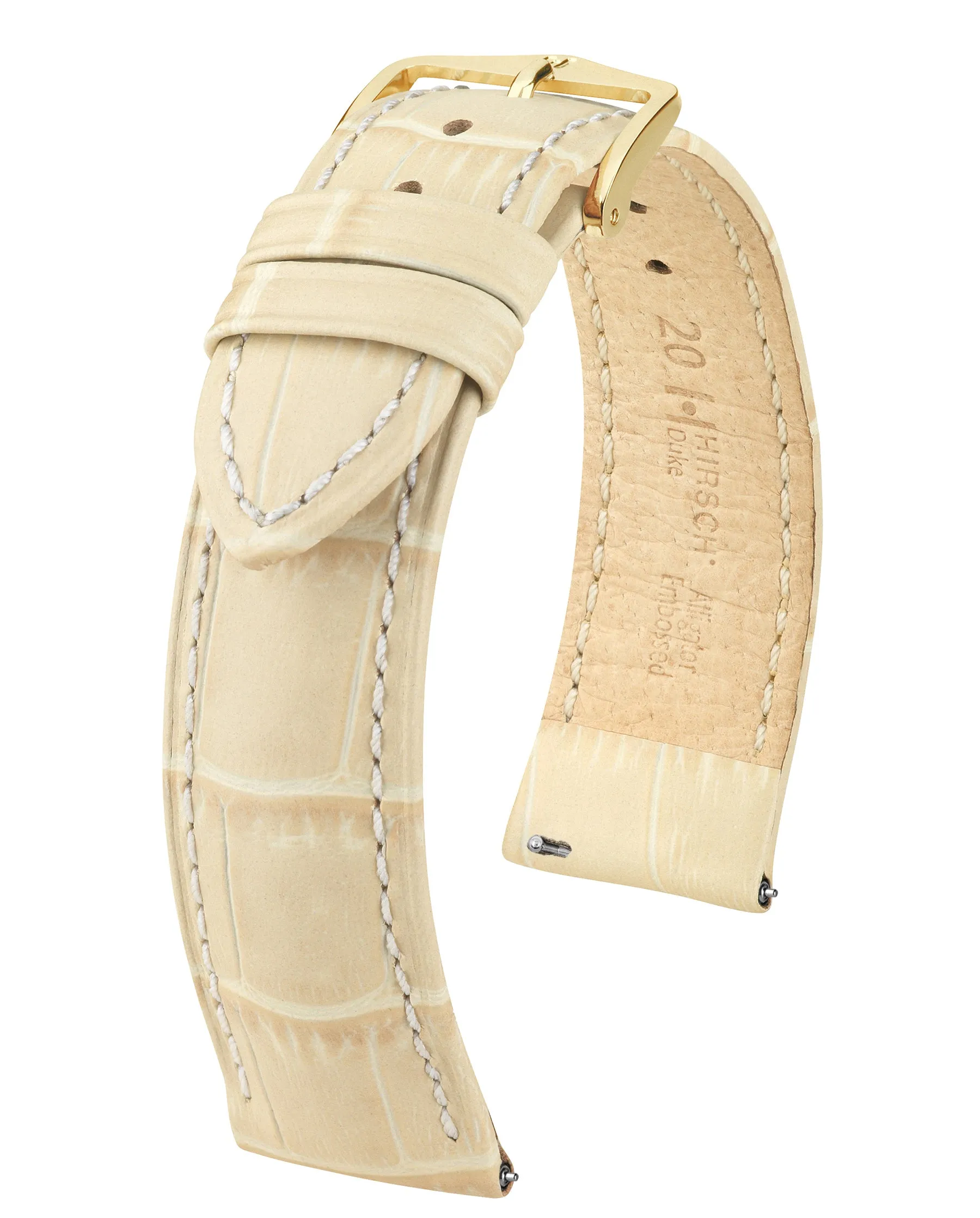 HIRSCH DUKE Alligator Embossed Calfskin Watch Strap  010 28