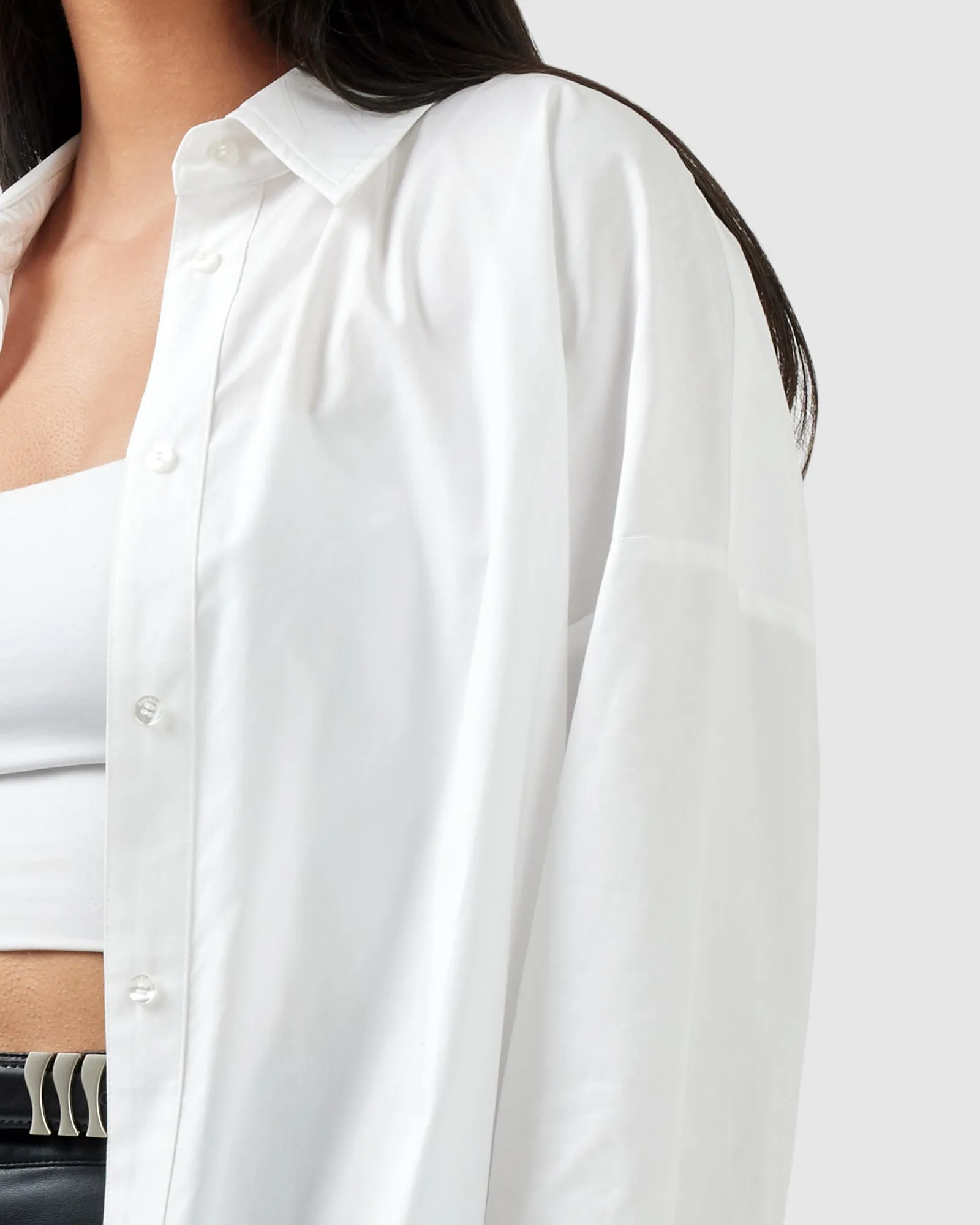 Into You Oversized Shirt - White