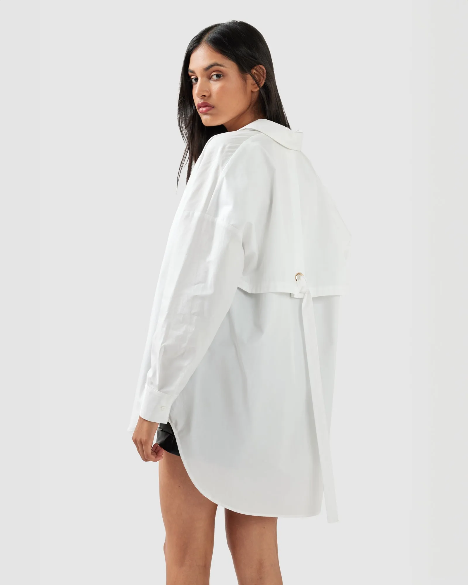 Into You Oversized Shirt - White