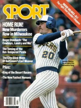 July 1980 Sport Cover (Gorman Thomas, Milwaukee Brewers)