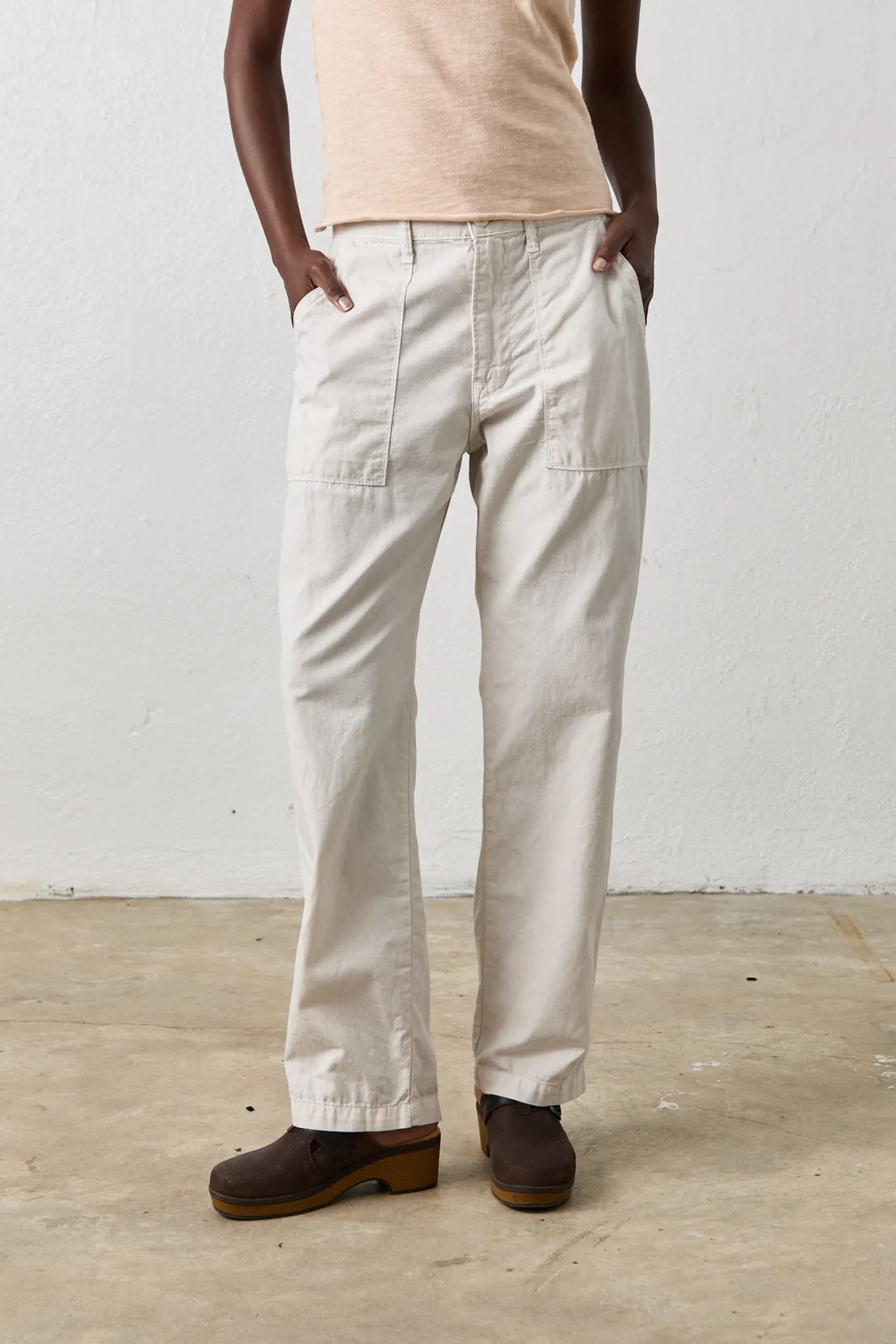 KENNEDY TROUSER / SOFT WHITE