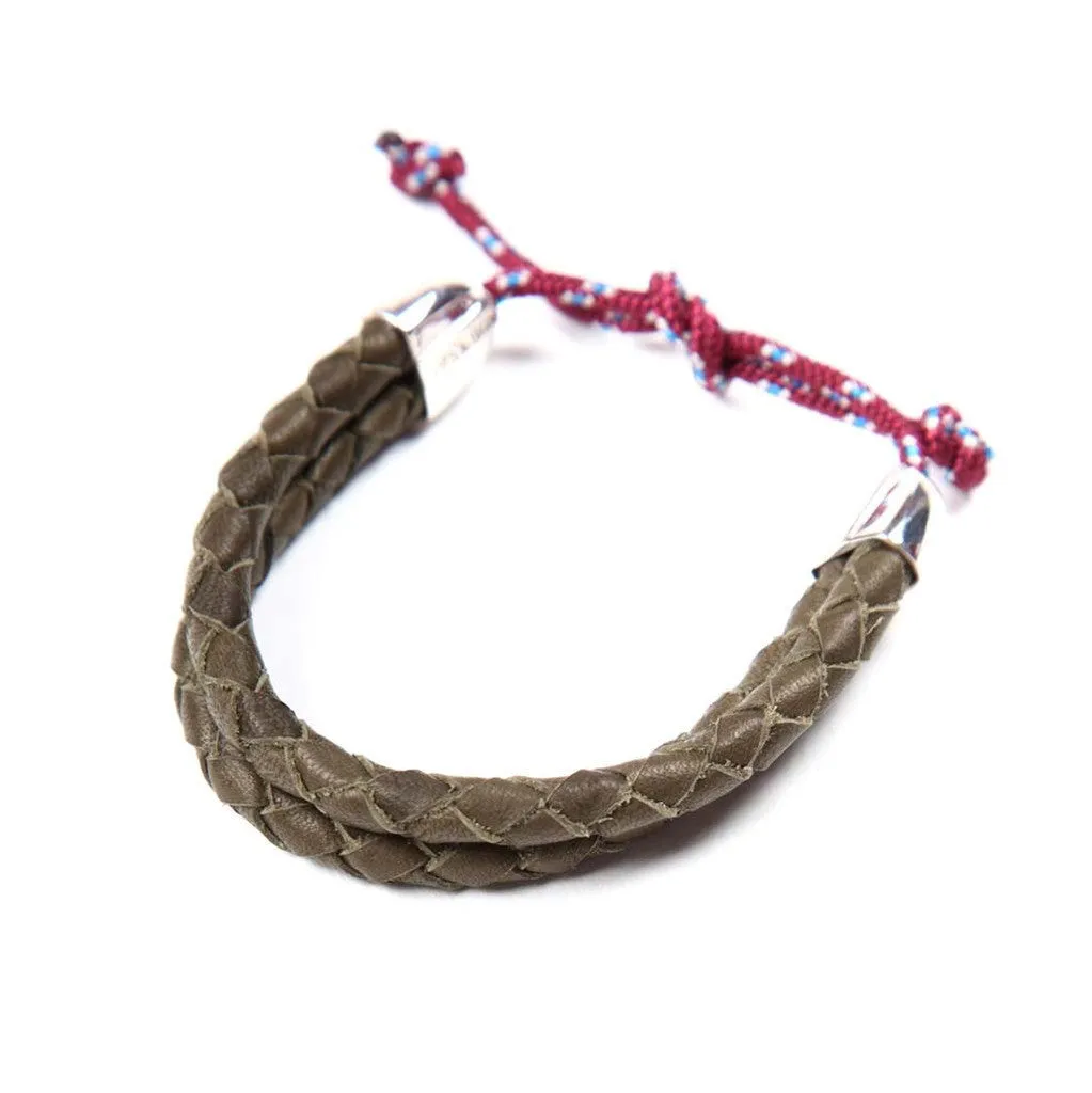 Leather Bracelet/Rope Tie Bracelet