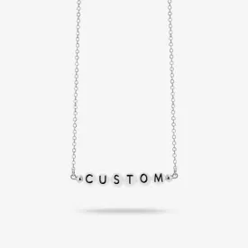 Personalized Letter Bead Necklace