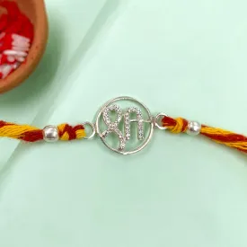 Pure 92.5 Silver Shree Rakhi