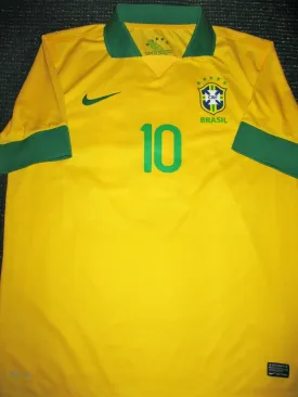 Ronaldinho Brazil PLAYER ISSUE 2013 Jersey Shirt Camiseta XL