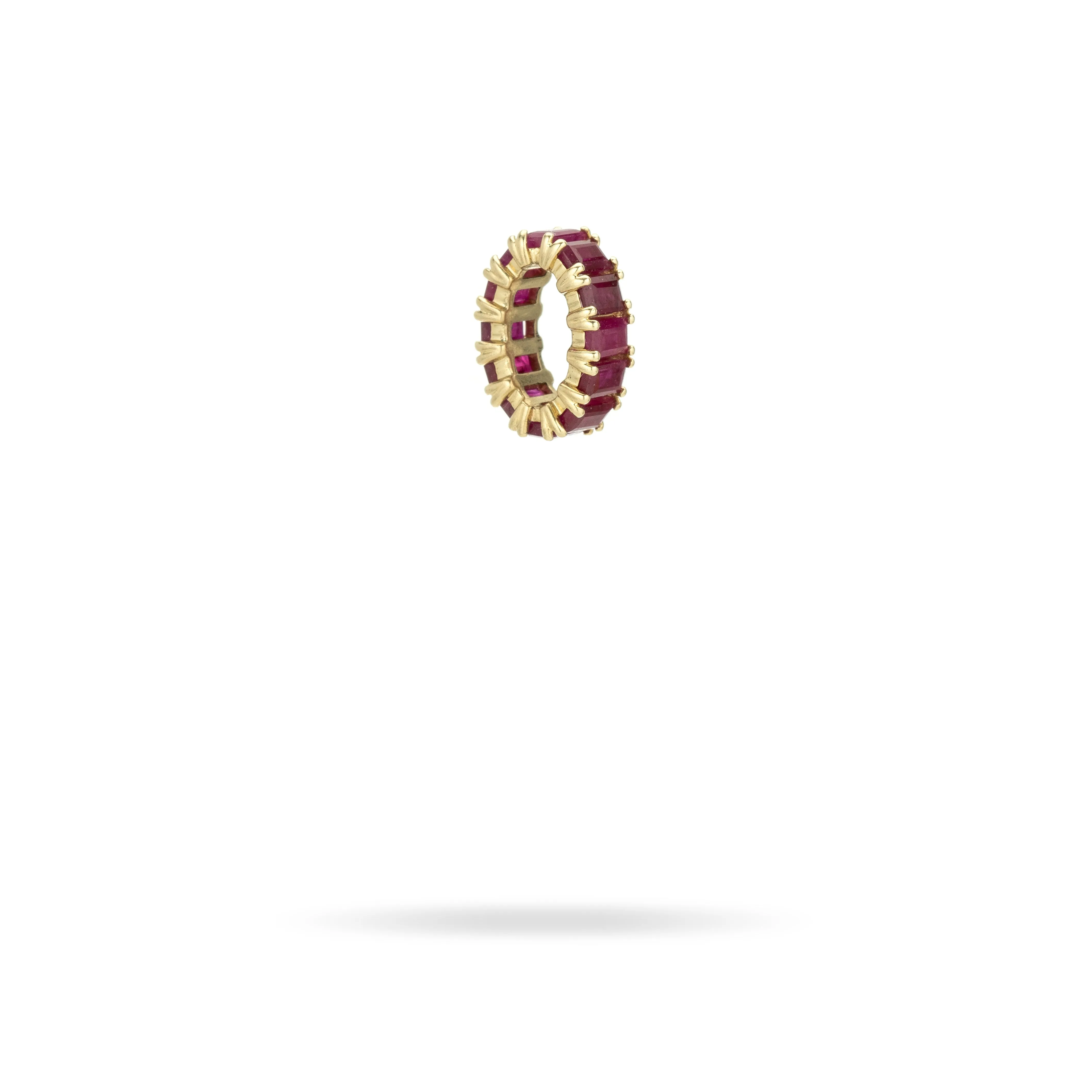 Ruby Baguette Big Bead